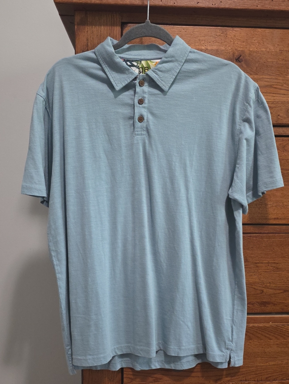 George Austin Men's Light Blue Cotton Polo Shirt